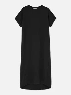 Mujer Primark Vestidos|Vestido Midi Tipo Camiseta De The Edit