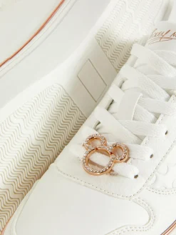 Mujer Primark Calzado Deportivo|Zapatillas Bajas Con Purpurina De Disney