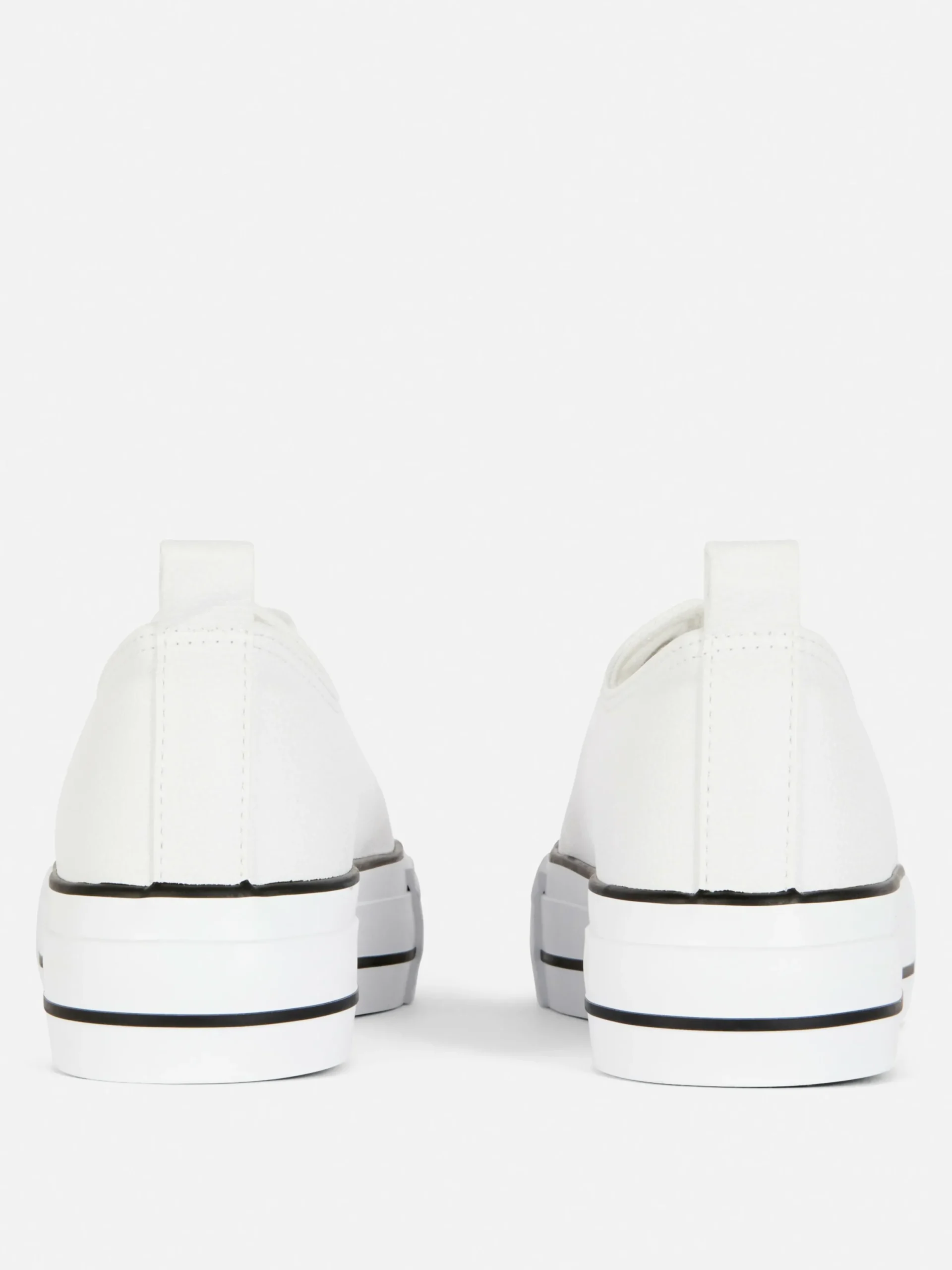 Mujer Primark Calzado Deportivo|Zapatillas Bajas De Plataforma En Piel Sintética