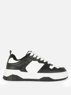 Mujer Primark Calzado Deportivo|Zapatillas Con Cordones Y Paneles En Contraste