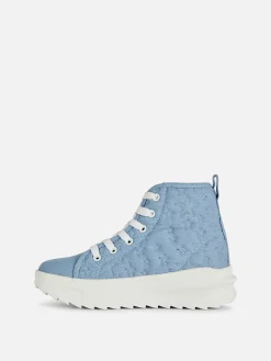 Niños Primark Calzado Deportivo|Zapatillas De Caña Alta Con Suela Gruesa Y Estrellas