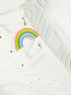 Niños Primark Calzado Deportivo|Zapatillas De Caña Alta Y Adorno De Arcoíris