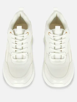 Mujer Primark Calzado Deportivo|Zapatillas De Cuña Con Ribete Metalizado