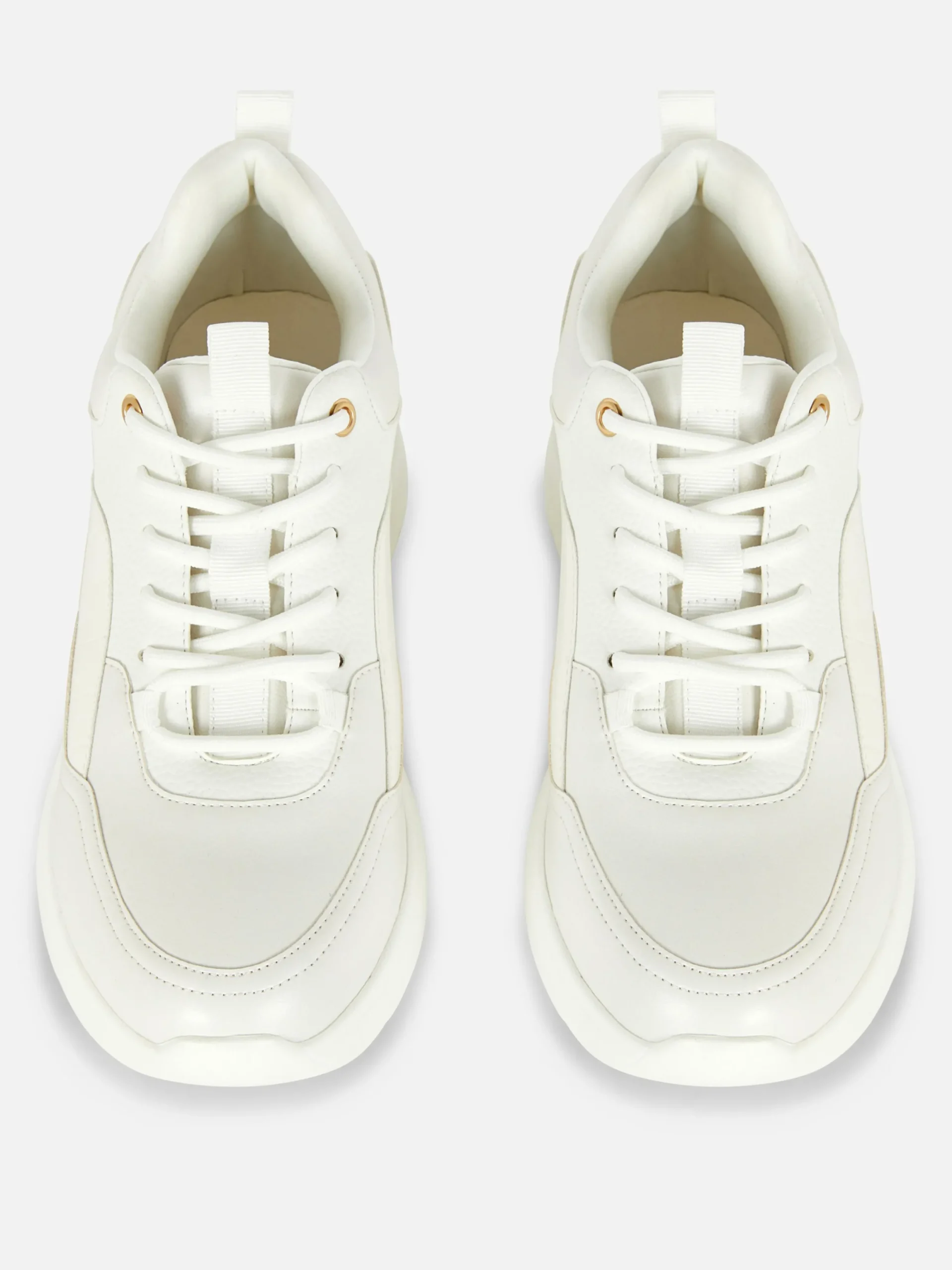 Mujer Primark Calzado Deportivo|Zapatillas De Cuña Con Ribete Metalizado