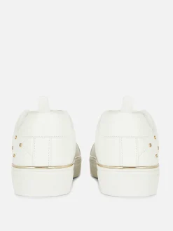 Mujer Primark Calzado Deportivo|Zapatillas Gruesas Con Tachuelas De Strass