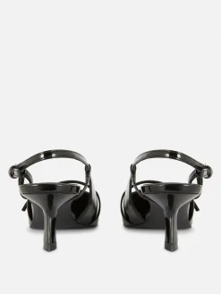 Mujer Primark Moda Gótica|Tacones|Zapatos De Charol Con Hebilla Y Tacón Chupete