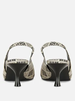 Mujer Primark Tacones|Zapatos De Tacón Chupete Con Diseño Geométrico