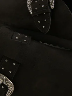 Mujer Primark Zapatillas De Estar En Casa|Zapatillas De Estar En Casa|Zuecos Con Tachuelas Y Hebilla Decorativa