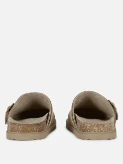 Mujer Primark Zapatillas De Estar En Casa|Zapatillas De Estar En Casa|Zuecos De Ante De The Edit