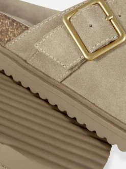 Mujer Primark Zapatillas De Estar En Casa|Zapatillas De Estar En Casa|Zuecos De Ante De The Edit