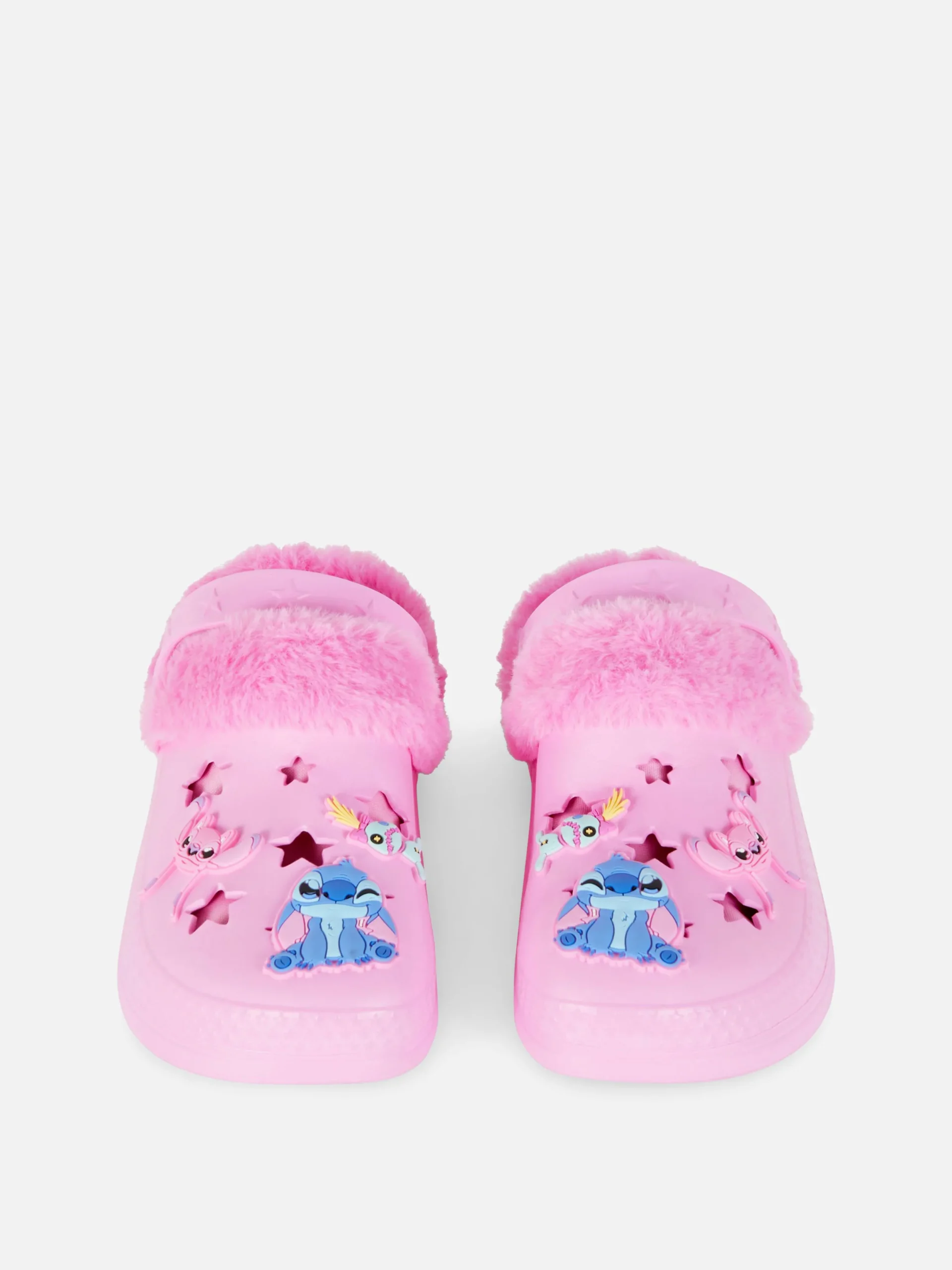 Niños Primark Zapatillas De Estar En Casa|Zuecos De Pelo De Stitch De Disney